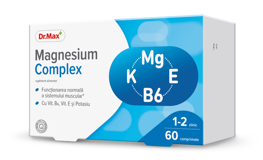 Dr Max Magnesium Complex 60 Comprimate Film Farmacia Nor