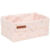 Cos de depozitare din bumbac Little Pink Flowers, 1 bucata, Little Dutch