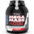 Gainer proteic cu aroma de capsuni Mega Mass 4000, 3000g, Weider