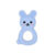 Jucarie silicon Bunny Doo Pastel Blue, 1 bucata