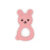 Jucarie silicon Bunny Doo Pink, 1 bucata