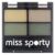 Paleta de farduri pentru pleoape Studio Color Quattro 402 Smoky Green, 5g, Miss Sporty