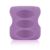 Protectie silicon pentru biberon din sticla cu gat larg violet, 270ml, Dr. Brown’s