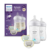 Set biberoane Natural Response SCD837/11, 2x260ml + 2x Suzete, Philips Avent