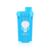 Shaker albastru neon Warcry, 700ml, Genius Nutrition